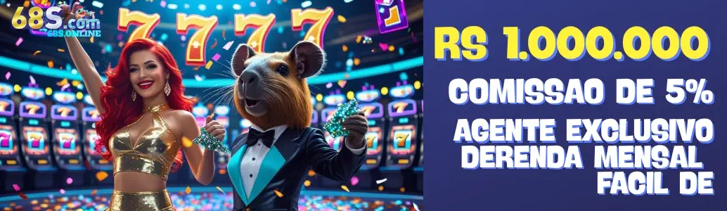 Imagem promocional de bônus de registro no 68S cassino com texto