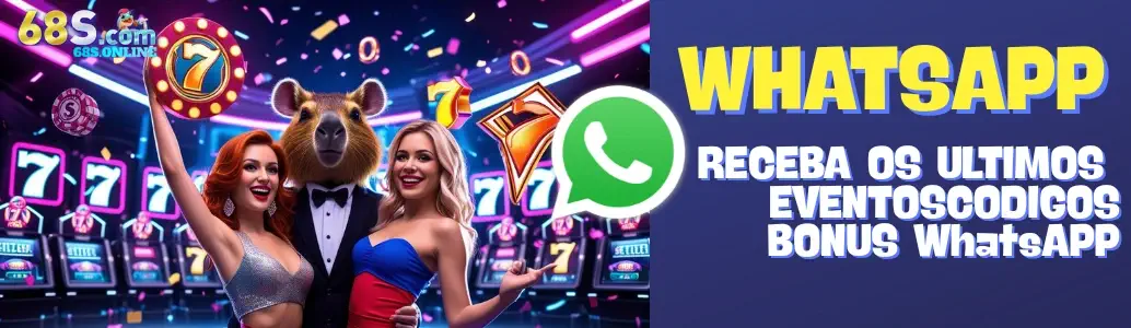 Promoções do 68S cassino no WhatsApp
